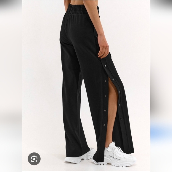 CALI 1850 Wide Leg Tear Away Nylon Joggers - Picture 1 of 5